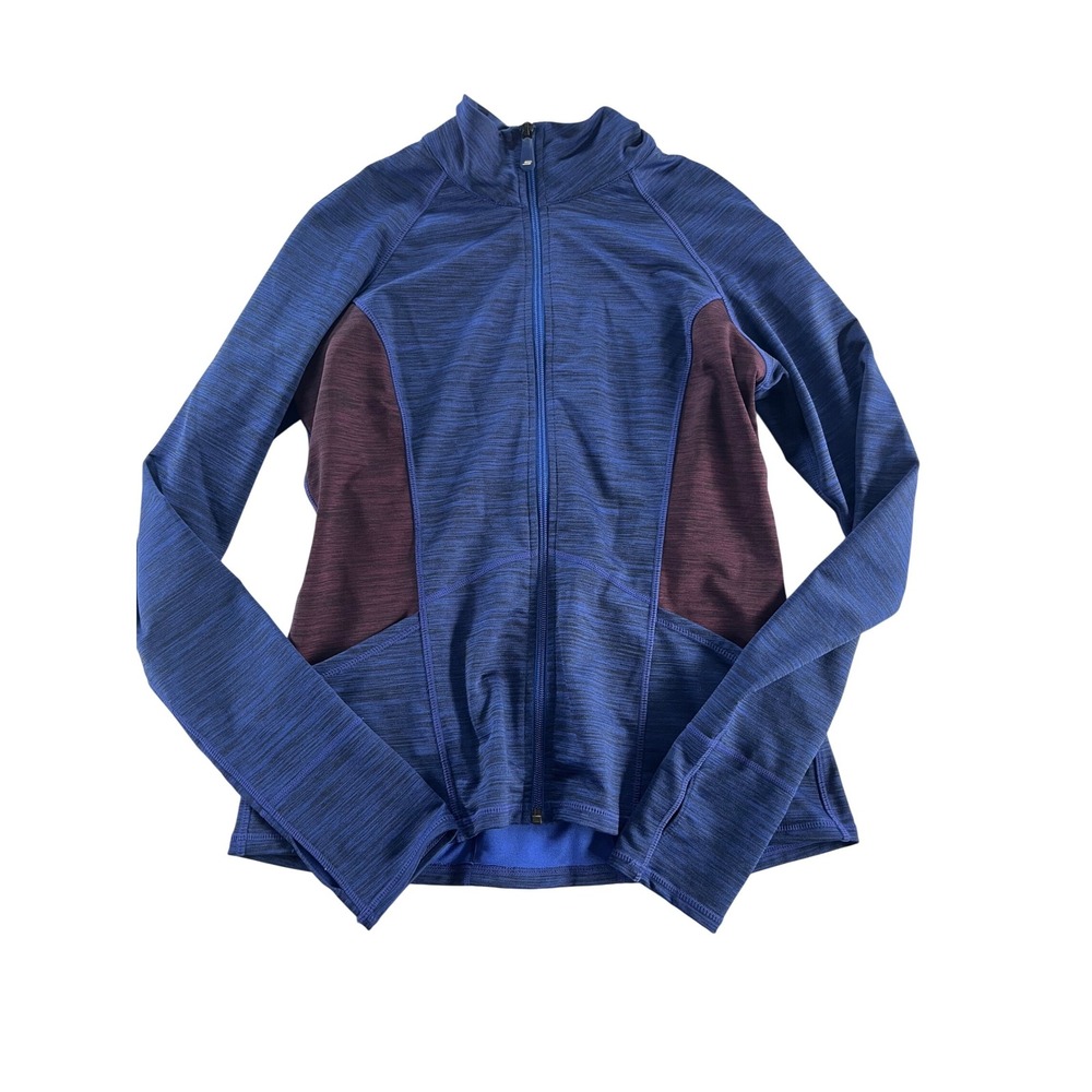 Skechers Performance Full Zip Jacket Blue Purple Athletic Womens Size‎ L